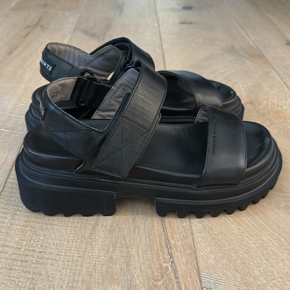 ALLSAINTS Rory Chunky Leather Sandals - Picture 4 of 16